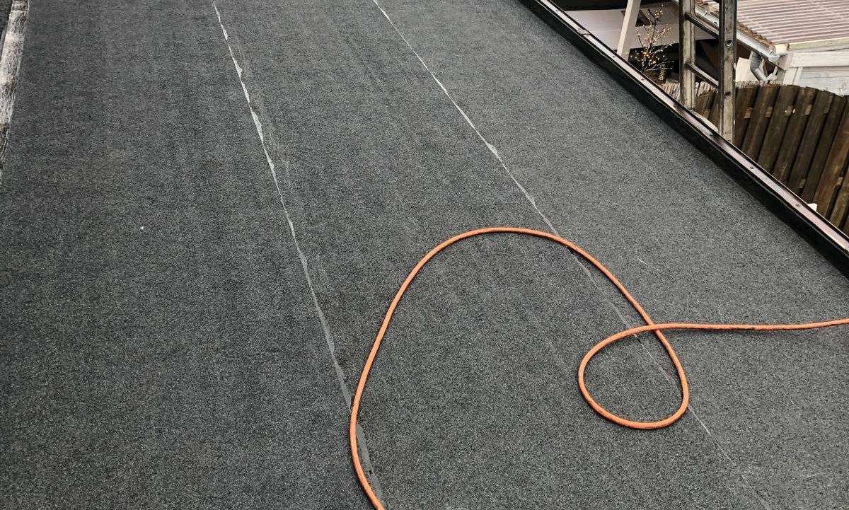 Nieuw bitumen dak aangelegd in Groesbeek